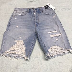 Abercrombie High Rise 9 Inch Shorts